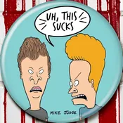 Beavis and Butt-Head This Sucks Button 3"