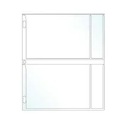 5×7 photo sleeves for 3 ring binder,<br> Holds 5×7 inch Photos – Pack of 50