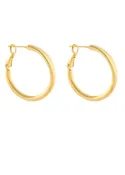 30mm Geometric Hoops - Gold
