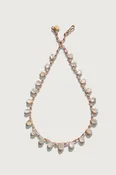 Alcyona White Moon Stone Necklace