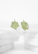 14k-18k Gold Peridot Hook Earrings