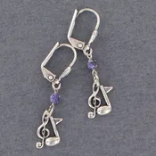 1015-SP-STM  Music Earring