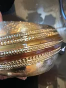 Alisha.d Gold Hinge Bracelet