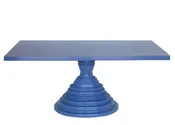 #10-1mod11 Custom Beehive Pedestal Table With Rectangular Top
