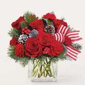 Baking Spirits Bright Bouquet - Holiday Floral Arrangement