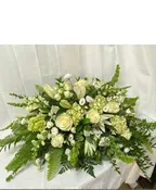 ALL WHITE CASKET SPRAY
