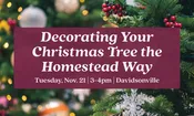 Christmas Tree – 11/21 – Davidsonville