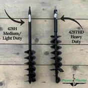 4-Inch Auger for Bulbs and Bedding Plants (4" x 28")