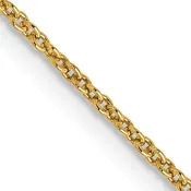14K 1.2mm Cable Chain with Lobster Clasp