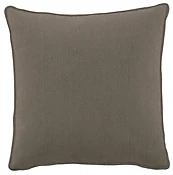18x18 Pillow Cover: Taupe Combed Chenille CSTM