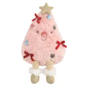Mudpie Holiday Plush Pals – Twinkle the Tree (Pink)