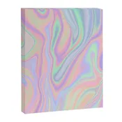 Liquid Colorful Abstract Rainbow Paint Canvas Print