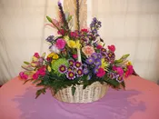 Vibrant Fireside Basket