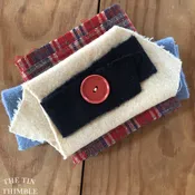 100% Wool Felt Scrap Bundle - Great for Applique and Crafts - #29