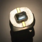 Passage of Light Ring, London Blue Topaz