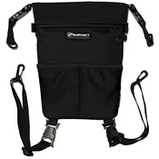 Between Front Seat Storage Bag / Backpack / Seat Back Organizer / Pet Barrier - FABRIC by Bartact - Universal - (Patent Pending)
