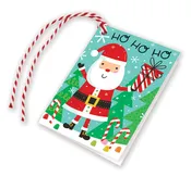 Holiday Gift Tags - Candy Cane Santa