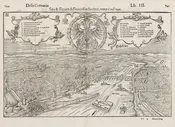 1558 Sito & Figura di Francofordia citta, come e nel 1546
