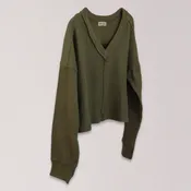Casual Soft V-Neck Knit Top