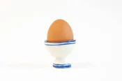 Blue Striped Egg Cup