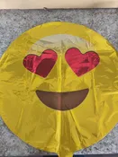 #108 Heart Eye Smiley Face Balloon — Sweet Pea Designs