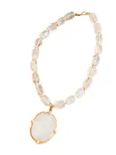 Alexis Gemstone Pendant Necklace – Clear Quartz