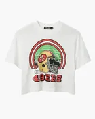 49ers Game Time Crop Tee