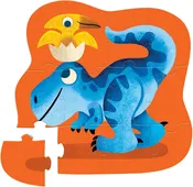 12-Pc Mini Shaped Box Puzzle/Dino Friends