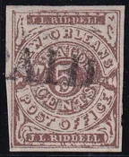 US Back Of Book – – Confederate State 62×3 VF Used 4 Margins