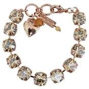 Mariana "Kalahari" Gold Plated Lovable Round Crystal Bracelet, 4474 216216rg