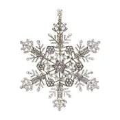 2026 NEW Jay Strongwater 2026 Annual Metal Snowflake Holiday Ornament SDH20155-250