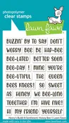 Henry's Build-A-Sentiment: Honey Bee Clear Stamps (Lawn Fawn)