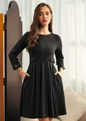After Dark Fit & Flare Dress (Final Sale)