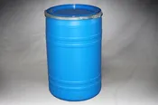 30 Gallon Open Top Blue Straight Side Poly HDPE Drum – Reconditioned