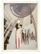 Ariel Ben David Pencil Signed Vintage Limited Edition Lithograph  #2