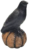 Crow on Pumpkin | Isabel Bloom