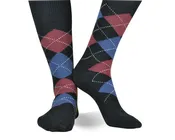 Classic Argyle Socks - Superwash Merino Wool Byford Men's Dress Socks