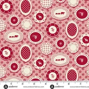 A Woodsy Cottage - Plate Wall Rose Pink
