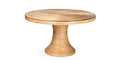 54" Round Dining Table Glass | Bassett Furniture