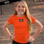 Lulu Mac Youth Kids Baby Doll Top in Orange