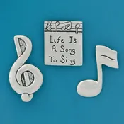 Basic Spirit: Music Medium Magnet Set "Life is a Song to Sing"