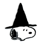 3P4 x Peanuts® Halloween - Snoopy Witch Fridge Magnet