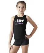CAPA2 Racerback Tank - BLACK
