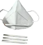 Aluminum Nose Bridge Strip - Bendable Flat Metal Mask Air Seal Support