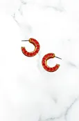 Aira Earrings in Orange