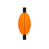 Comal Tackle Foam Slotted Oval Float