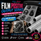 24 Inch Wide Over Sized Film Positive Output Film Service