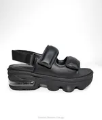 All Black Air Rocks Sandal