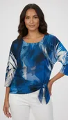 3/4 Tie Front Top