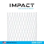 ECD Impact 12 Diamond Goalie Mesh Semi-Soft